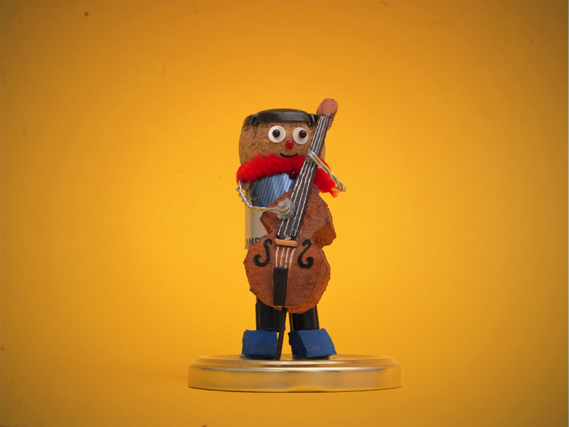 Quentin Gaimard à la contrebasse